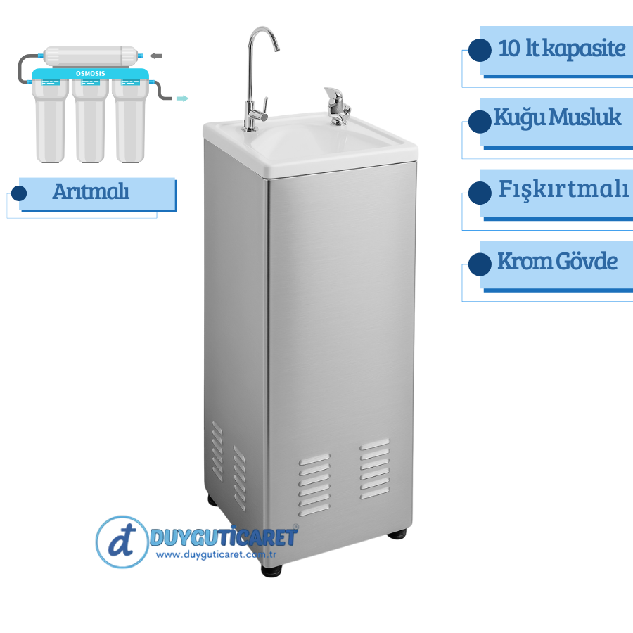 DT FS-1-A Fışkırtmalı Su Sebili (Soğutmalı)