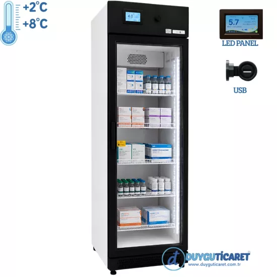 DT-380 Plus Aşı Dolabı(LED+USB+YAZICI)