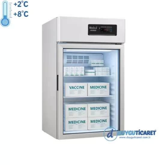 FKT 85-G Cam Kapaklı Aşı Saklama Dolabı