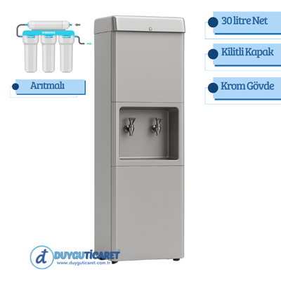GC-30K-A  Krom Arıtmalı Su Sebili
