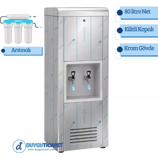 GC-80K-A  Paslanmaz Arıtmalı Su Sebili