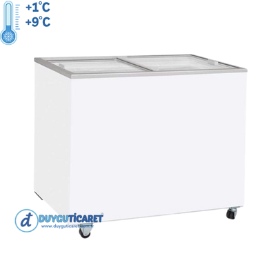 DT-300 Yatay Sürgü Camlı Şişe Soğutucu