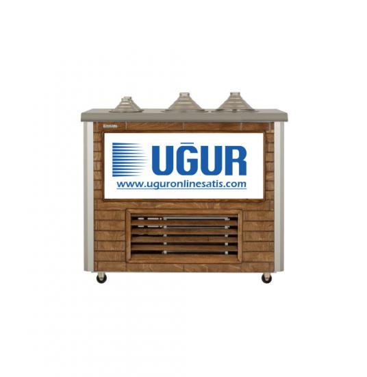 Uğur Udm 2+2 Mf Maraş Dondurma Reyonu (Ahşap) Sosluklu